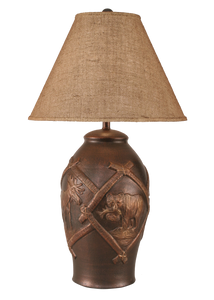 Bronze Wildlife Table Lamp