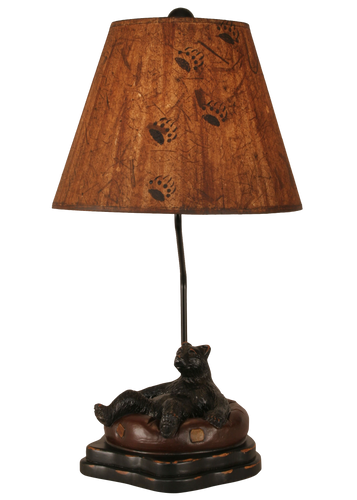 Riverwoods Bear in Inner tube Table Lamp