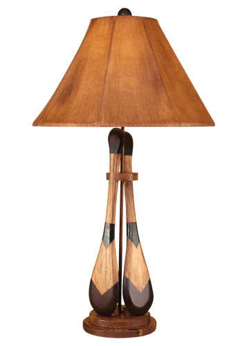 Stain/Lakeside Accent Paddle Table Lamp