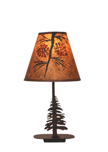 Mini Iron Pine Tree  Lamp